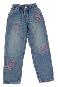 Modré paper bag rifle s Hello Kitty H&M