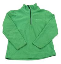 Zelená fleecová funkčná mikina s logom MOUNTAIN WAREHOUSE