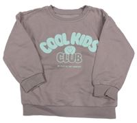 Staroružová mikina s nápisom George