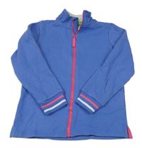 Modrá prepínaci funkčná mikina s ružovým zipsom Mountain Warehouse