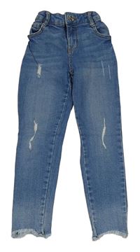 Modré skinny rifle s prošoupáním Denim Co.