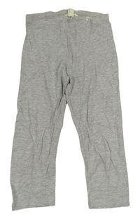 Sivé melírované crop legíny H&M