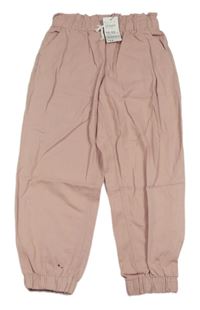 Ružové teplákové cuff rifle Primark