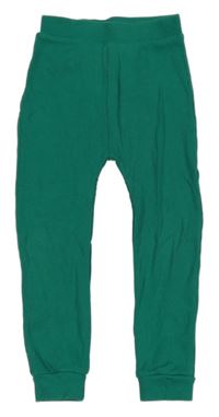 Zelené rebrované tepláky Tu