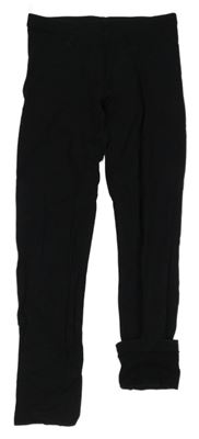 Čierne zateplené legíny C&A