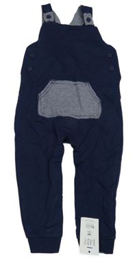 Tmavomodré laclové tepláky George