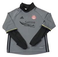 Antracitovo-černé sportovní triko Adidas