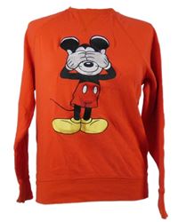 Dámska červená mikina s Mickeym Disney + H&M