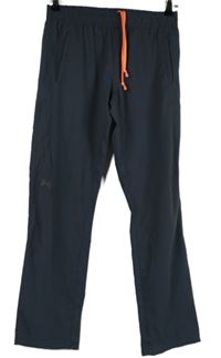 Dámske tmavosivé šušťákové funkčné nohavice Under Armour