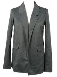 Dámsky čierno-sivý vzorovaný sakový cardigán Orsay