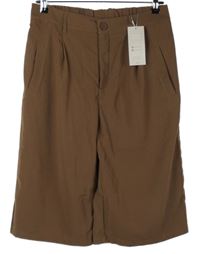Nové - Dámské hnědé culottes kalhoty Emery Rose 