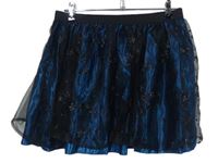 Kockovaným - Dámska čierno-petrolejová hviezdičkovaná tylová sukňa George