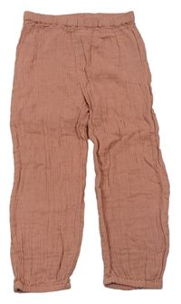 Ružové mušelínové nohavice TU