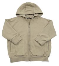 Béžová prepínaci mikina s kapucňou Next