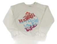 Biela mikina s nápisom Primark