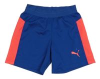 Modro-ružové športové funkčné kraťasy Puma