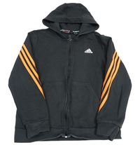 Čierna prepínaci mikina s kapucňou Adidas