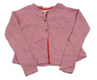 Ružový prepínaci crop sveter Mini Boden