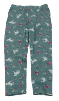 Zelenošedé tregíny s jednorožcami Kiki&Koko