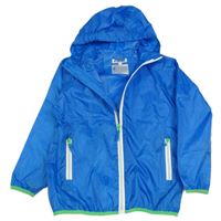 Modrá šusťáková nepromokavá bunda s kapucí PlayShoes
