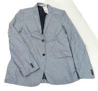 Nové - modré melírované sako H&M