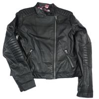 Růžová koženková bunda Yd.