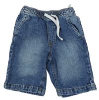 Modré riflové kraťasy 