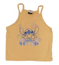 Oranžový crop top so Stitchem Disney + George