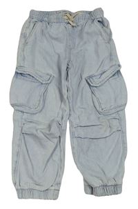 Svetlomodré cargo cuff rifle Denim Co.