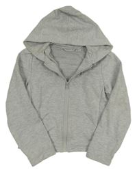 Sivá crop prepínaci mikina s kapucňou C&A