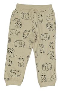 Béžové tepláky se zvířátky So Cute 