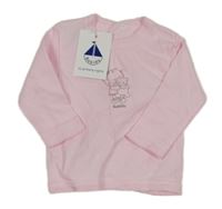 Nové - Svetloružové tričko s dievčatkom Babidu