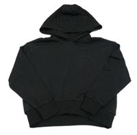 Čierna crop mikina s kapucňou Pepperts