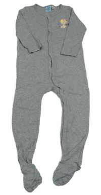 Šedý melírovaný overal Looney Tunes