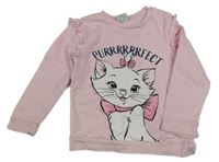 Světlerůžová mikina s Marií a volánky Disney