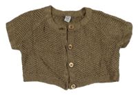 Hnedé svetrové bolerko Zara