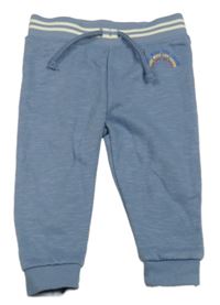 Modrošedé tepláky s proužky Primark