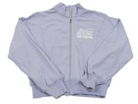 Levandulová prepínaci crop mikina s nápisom River Island