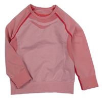 Svetloružové funkčné spodné tričko Crivit