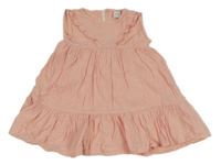 Losové mušelínové šaty s výšivkou LC Waikiki