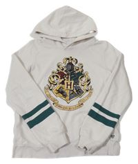Bílá mikina Harry Potter s kapucí H&M