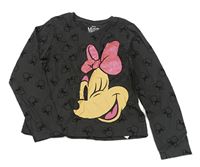 Tmavošedé triko s Minnie PRIMARK