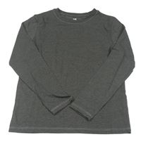 Tmavosivé melírované tričko zn. H&M