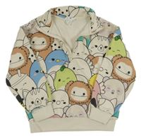 Smotanová mikina so zvieratkami H&M