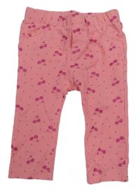 Korálové bodkovaná é turecké tregíny s třešničkami in extenso