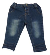 Tmavomodré teplákové turecké rifle