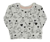 Bílé triko s Minnie PRIMARK