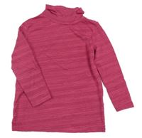 Tmavorůžovo/červený melírovaný funkčný športový rolák crane