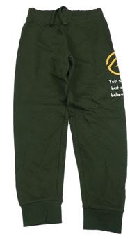 Khaki tepláky s nápisy OVS