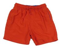 Červené plážové kraťasy St. Bernard